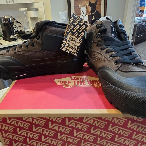 Vans Half Cab Gore-Tex MTE 3 Brown Black Mens Size 9 Shoes VN0009QWY49 SKATE NEW - Picture 3 of 12